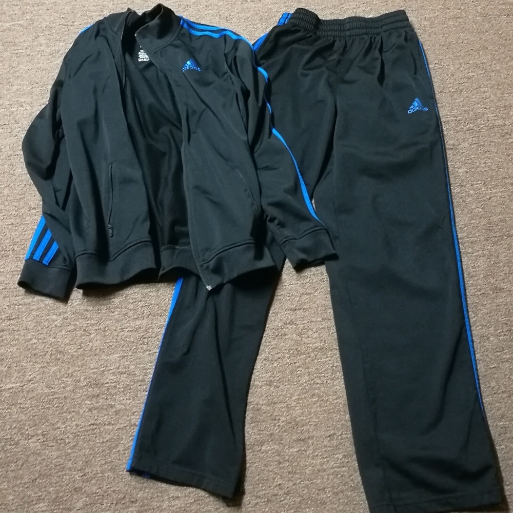 Adidas Sweat Suit Boys Large SIZE 14/16